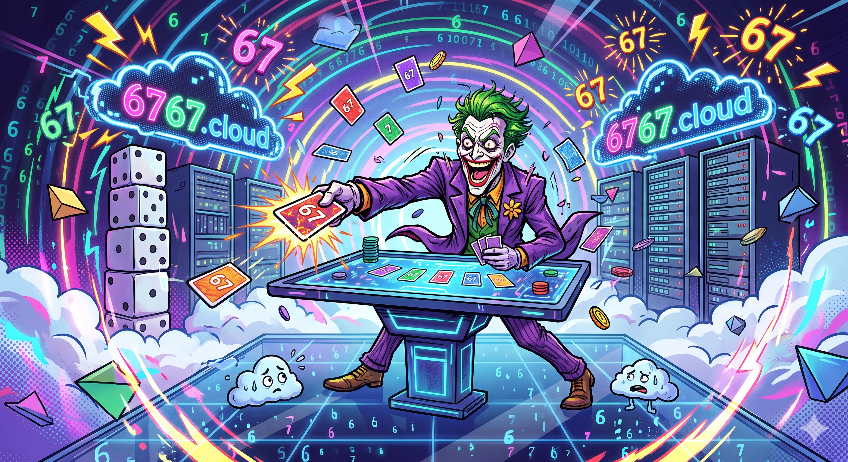 Joker playing 67 at the 6767.cloud server casino